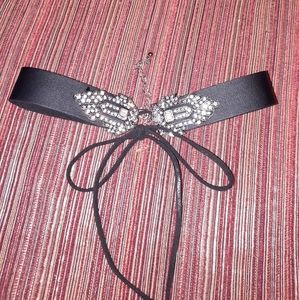 Black Leather Necklace